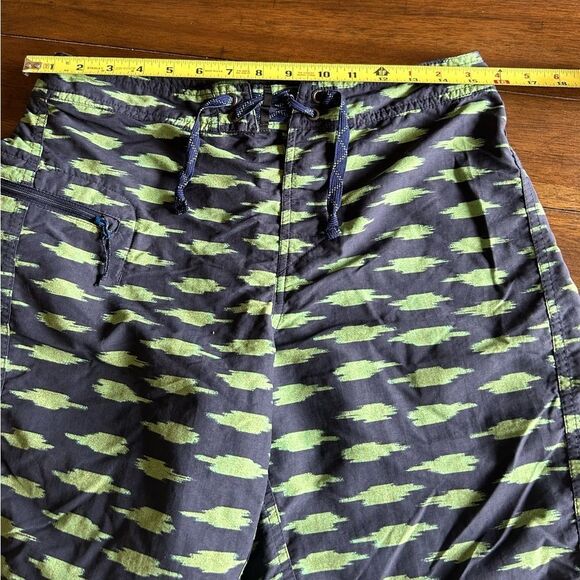 Patagonia Mens Green Blue Print Wavefarer Board Shorts Size 30 - Picture 11 of 11